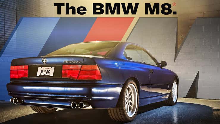 Image for The BMW 850 CSi Is The Only M Car To Ever Get A V12