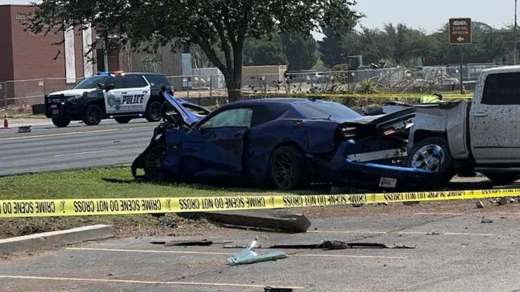 Image for Woman Killed In Crash After Dodge Challenger Test Drive Hits 124 MPH